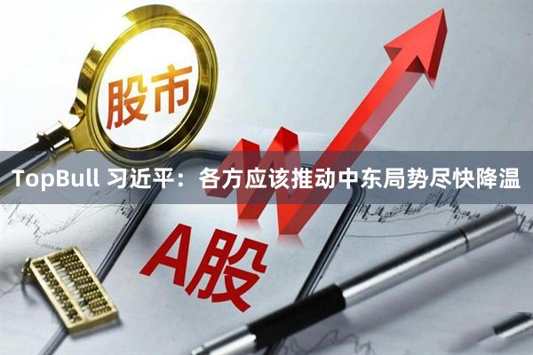 TopBull 习近平：各方应该推动中东局势尽快降温