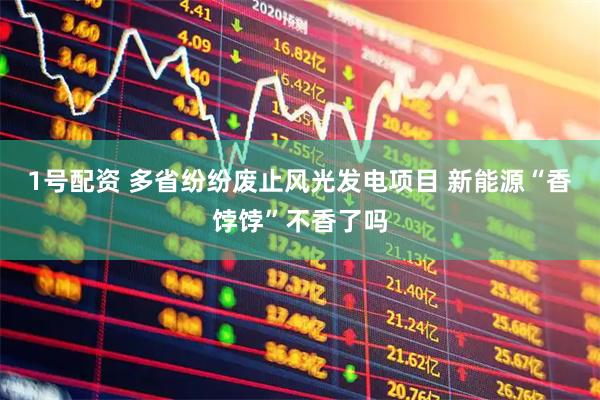 1号配资 多省纷纷废止风光发电项目 新能源“香饽饽”不香了吗