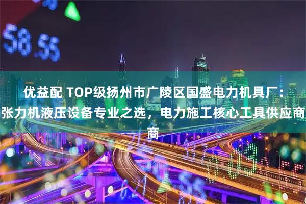 优益配 TOP级扬州市广陵区国盛电力机具厂：张力机液压设备专业之选，电力施工核心工具供应商