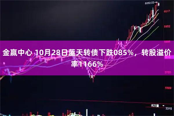 金赢中心 10月28日蓝天转债下跌085%,转股溢价率1166%
